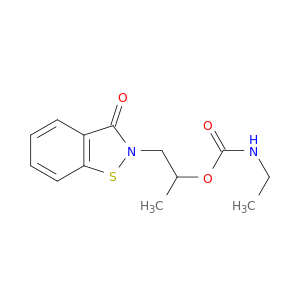 ETHYLCARBAMIC ACID 1-METHYL-2-(3-OXO-1,2-BENZISOTHIAZOL-2(3H)-YL)ETHYL ESTER