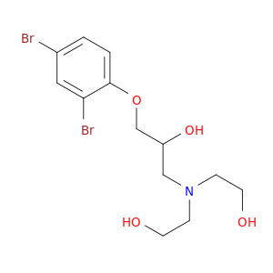 2-Propanol, 1-[bis(2-hydroxyethyl)amino]-3-(2,4-dibromophenoxy)-