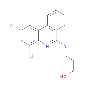 3-[(2,4-dichlorophenanthridin-6-yl)amino]propan-1-ol