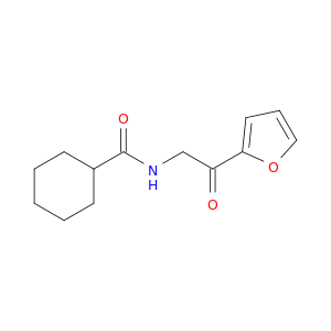 Cyclohexanecarboxamide, N-[2-(2-furanyl)-2-oxoethyl]-