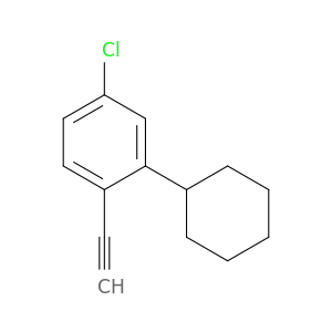 4-Chloro-2-cyclohexyl-1-ethynylbenzene