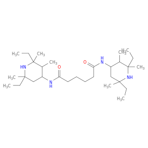 Hexanediamide, N,N'-bis(2,6-diethyl-2,3,6-trimethyl-4-piperidinyl)-