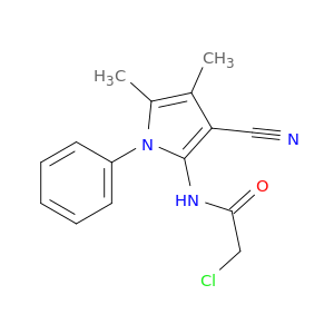 2-Chloro-N-(3-Cyano-4,5-Dimethyl-1-Phenyl-1h-Pyrrol-2-Yl)Acetamide