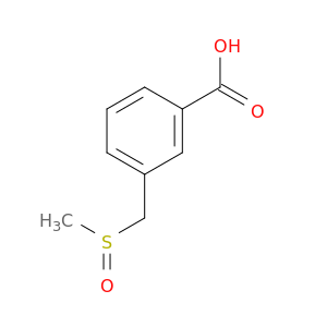 3-(Methanesulfinylmethyl)benzoic acid