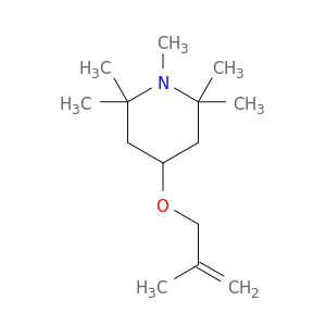 Piperidine, 1,2,2,6,6-pentamethyl-4-[(2-methyl-2-propenyl)oxy]-