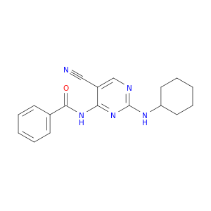 Benzamide, N-[5-cyano-2-(cyclohexylamino)-4-pyrimidinyl]-