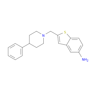 Benzo[b]thiophen-5-amine, 2-[(4-phenyl-1-piperidinyl)methyl]-