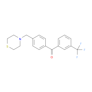 4'-THIOMORPHOLINOMETHYL-3-TRIFLUOROMETHYLBENZOPHENONE