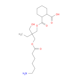 2-{[2-{[(6-aminohexanoyl)oxy]methyl}-2-(hydroxymethyl)butoxy]carbonyl}cyclohexanecarboxylic acid