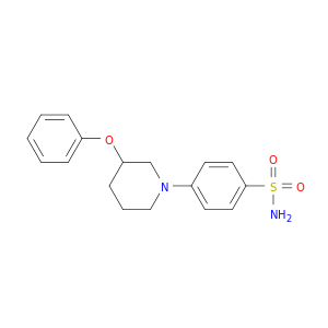 Benzenesulfonamide, 4-(3-phenoxy-1-piperidinyl)-