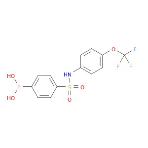 (4-(N-(4-(Trifluoromethoxy)phenyl)sulfamoyl)phenyl)boronic acid