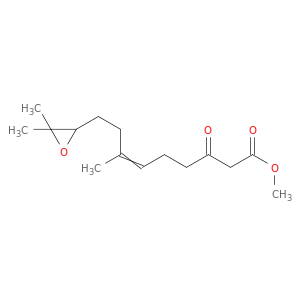 6-Nonenoic acid, 9-(3,3-dimethyloxiranyl)-7-methyl-3-oxo-, methyl ester
