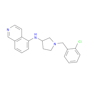 5-Isoquinolinamine, N-[1-[(2-chlorophenyl)methyl]-3-pyrrolidinyl]-