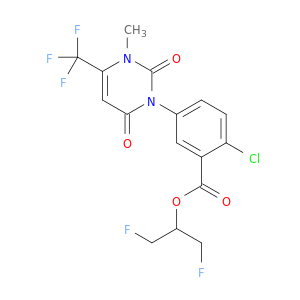 1,3-difluoropropan-2-yl 2-chloro-5-[3-methyl-2,6-dioxo-4-(trifluoromethyl)-3,6-dihydropyrimidin-1(2h)-yl]benzoate