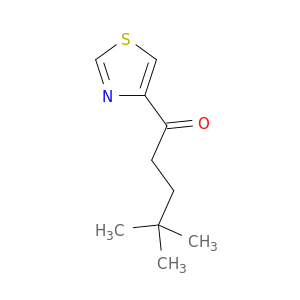 4,4-dimethyl-1-(1,3-thiazol-4-yl)pentan-1-one