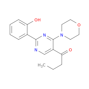1-Butanone, 1-[2-(2-hydroxyphenyl)-4-(4-morpholinyl)-5-pyrimidinyl]-