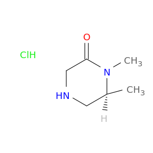 2-哌嗪酮,1,6-二甲基,盐酸盐(1：1),(6s)-