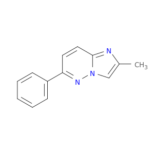Imidazo[1,2-b]pyridazine, 2-methyl-6-phenyl-