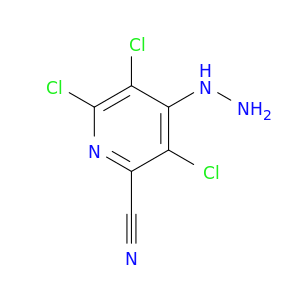 2-Pyridinecarbonitrile, 3,5,6-trichloro-4-hydrazino-