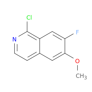1-Chloro-7-fluoro-6-methoxyisoquinoline