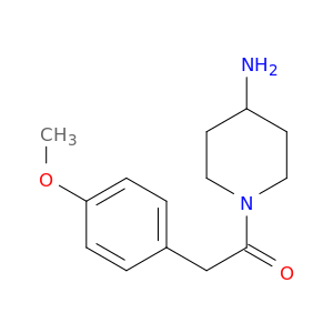 4-Piperidinamine, 1-[(4-methoxyphenyl)acetyl]-