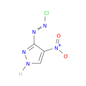 1H-Pyrazole, 3-(chloroazo)-4-nitro-