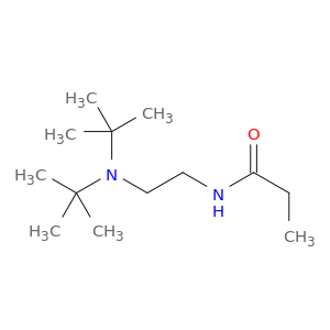 Propanamide, N-[2-[bis(1,1-dimethylethyl)amino]ethyl]-