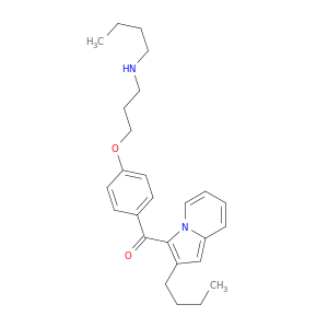 Methanone, [4-[3-(butylamino)propoxy]phenyl](2-butyl-3-indolizinyl)-