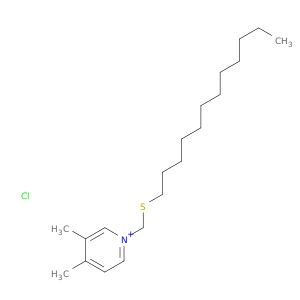 Pyridinium, 1-[(dodecylthio)methyl]-3,4-dimethyl-, chloride