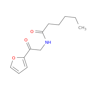 Hexanamide, N-[2-(2-furanyl)-2-oxoethyl]-
