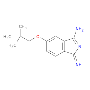 1H-Isoindol-3-amine, 5-(2,2-dimethylpropoxy)-1-imino-