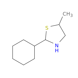2-cyclohexyl-5-methyl-thiazolidine