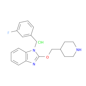 1-(3-氟-苄基)-2-(哌啶-4-基甲氧基)-1H-苯并咪唑盐酸盐
