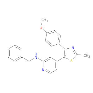 N-BENZYL-N-[4-[4-(4-METHOXYPHENYL)-2-METHYL-1,3-THIAZOL-5-YL]-2-PYRIDYL]AMINE