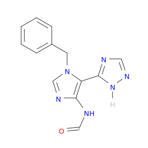 Formamide, N-[1-(phenylmethyl)-5-(1H-1,2,4-triazol-5-yl)-1H-imidazol-4-yl]-
