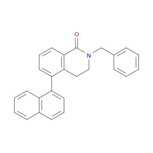 1(2H)-Isoquinolinone, 3,4-dihydro-5-(1-naphthalenyl)-2-(phenylmethyl)-