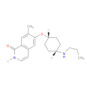 1(2H)-Isoquinolinone, 7-methyl-6-[[cis-4-(propylamino)cyclohexyl]oxy]-