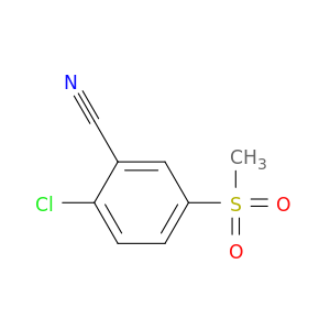 Benzonitrile, 2-chloro-5-(methylsulfonyl)-