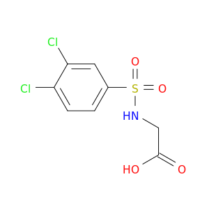 2-(3,4-dichlorobenzenesulfonamido)acetic acid