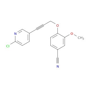 Benzonitrile, 4-[[3-(6-chloro-3-pyridinyl)-2-propynyl]oxy]-3-methoxy-