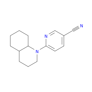 3-Pyridinecarbonitrile, 6-(octahydro-1(2H)-quinolinyl)-