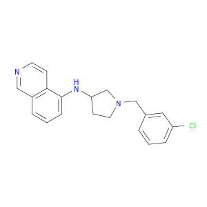 5-Isoquinolinamine, N-[1-[(3-chlorophenyl)methyl]-3-pyrrolidinyl]-