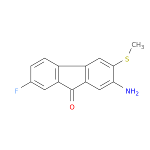 9H-Fluoren-9-one,2-amino-7-fluoro-3-(methylthio)-