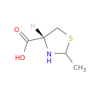 4-Thiazolidinecarboxylicacid, 2-methyl-, (4R)-