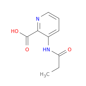2-Pyridinecarboxylicacid, 3-[(1-oxopropyl)amino]-