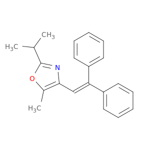 Oxazole, 4-(2,2-diphenylethenyl)-5-methyl-2-(1-methylethyl)-