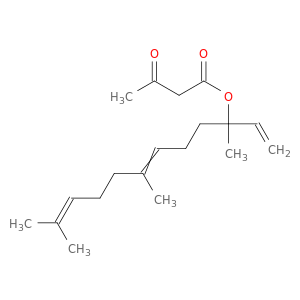 Butanoic acid, 3-oxo-, 1-ethenyl-1,5,9-trimethyl-4,8-decadienyl ester