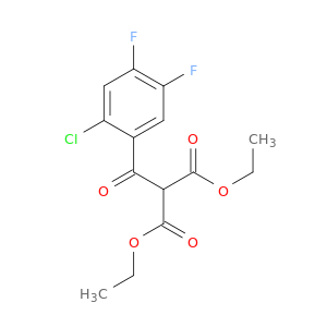Propanedioic acid, (2-chloro-4,5-difluorobenzoyl)-, diethyl ester