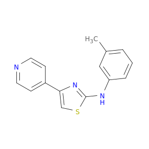 4-(吡啶-4-基)-N-(间甲苯基)噻唑-2-胺