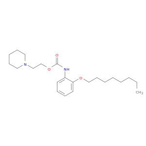 Carbamic acid, [2-(octyloxy)phenyl]-, 2-(1-piperidinyl)ethyl ester